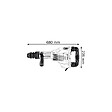 BOSCH - Marteau-Piqueur BOSCH SDS-Max GSH 11 VC Professional 1700 W 23 J - vignette