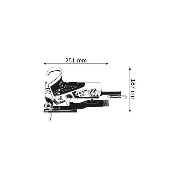 BOSCH - Scie Sauteuse BOSCH GST 90 E Professional 650 W - large