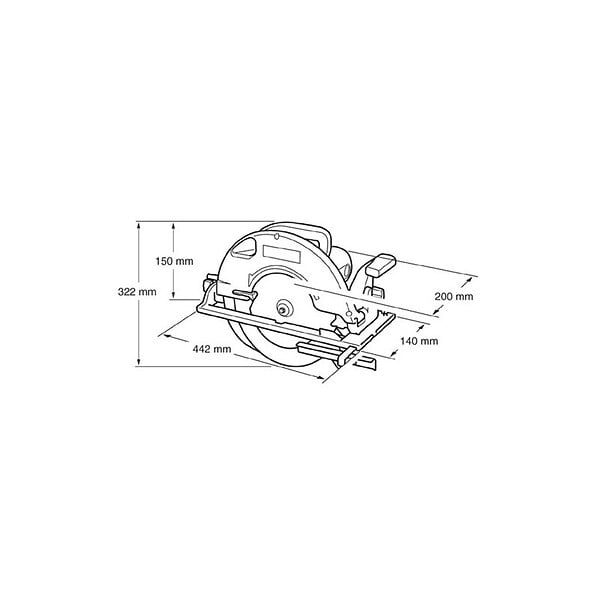 MAKITA - Scie Circulaire MAKITA 5103R - 2100W - Ø 270mm - large