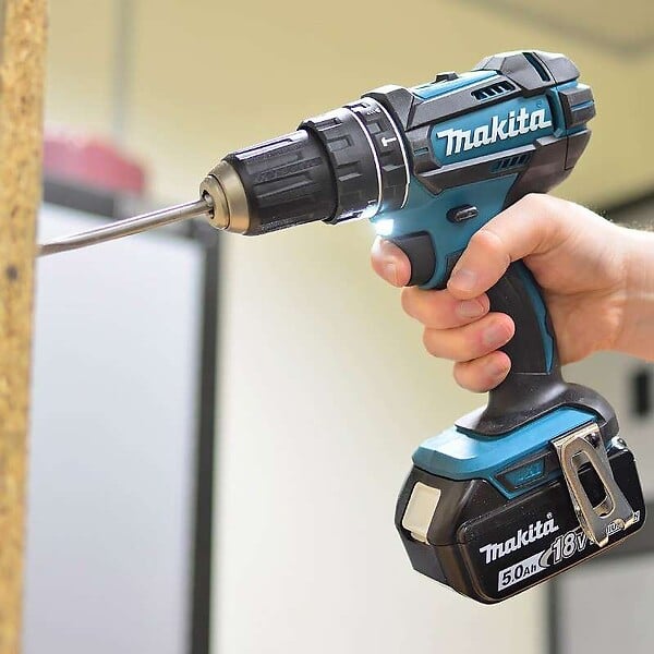 MAKITA - Perceuse visseuse à percussion MAKITA DHP482Z 18 V Li-ion Ø 13 mm (vendu sans batterie) - large