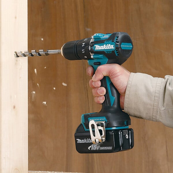 MAKITA - Perceuse visseuse à percussion MAKITA DHP487Z 18V (vendu sans batterie) - large