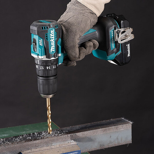 MAKITA - Perceuse visseuse à percussion MAKITA DHP487Z 18V (vendu sans batterie) - large