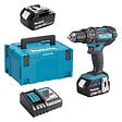 MAKITA - Perceuse visseuse à percussion MAKITA DHP482RTJ 18 V Li-Ion 5 Ah Ø 13 mm - vignette