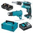 MAKITA - Visseuse automatique à placo MAKITA DFS452TJX2 18V Li-Ion (2x5Ah) à vis en bande (5 x 25 à 55 mm) - vignette