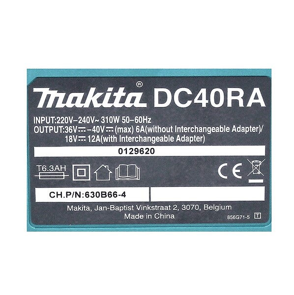 MAKITA - DC40RA - Chargeur rapide XGT ®Li-Ion 40Vmax - large