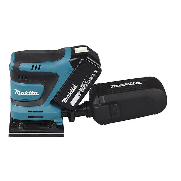 MAKITA - Ponceuse vibrante MAKITA DBO480RTJ 112 x 102 mm 18V BL1850BX2 - large