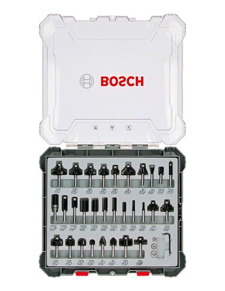 BOSCH - Coffret de 30 fraises mixtes BOSCH Professional (2607017475) - large