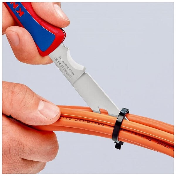 KNIPEX - Couteau d'électricien pliant KNIPEX 16 20 50 SB 120mm - large