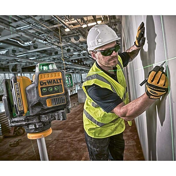 DEWALT - Laser lignes 3 croix 360° à faisceaux verts 12V DEWALT DCE089D1G - large