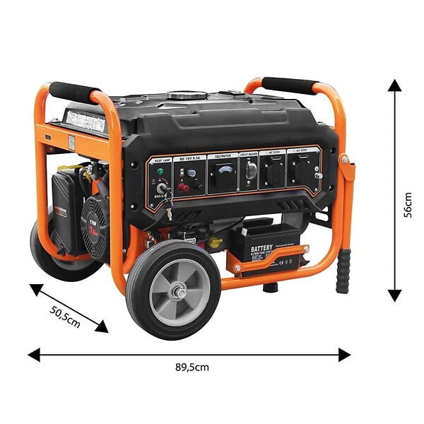 NEO TOOLS - Groupe électrogène NEOTOOLS 04-730 - 2 800 / 3 000W - 15L - large