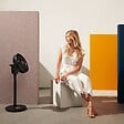 DUUX - Whisper flex connecté wifi avec batterie ventilateur noir - vignette