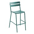 OVIALA - Chaise haute de terrasse vert foncé - Almada - vignette