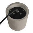 SLV - Borne extérieure ronde CONCRETO FL SLV - max.10W - GU10 - IP65 - Gris - Sans ampoule - vignette