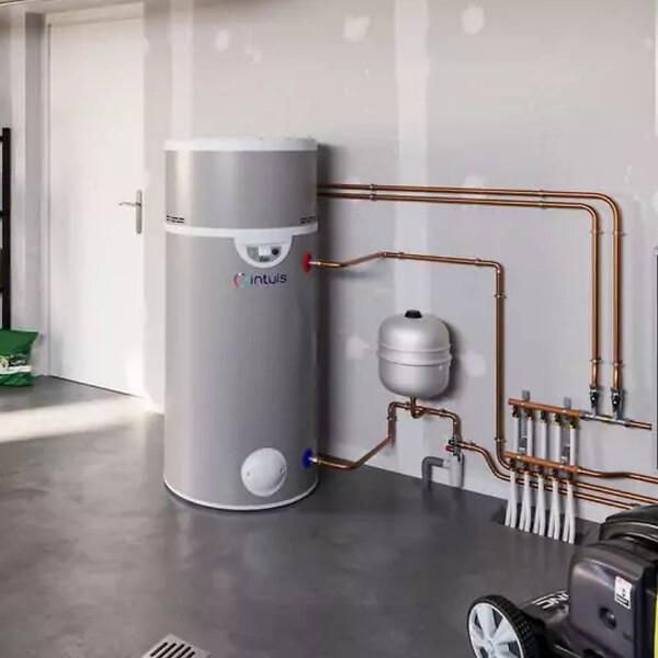 INTUIS - Chauffe eau thermodynamique EDEL 3 Intuis - Sur boucle d'eau - 200L - Pour 5 personnes - large