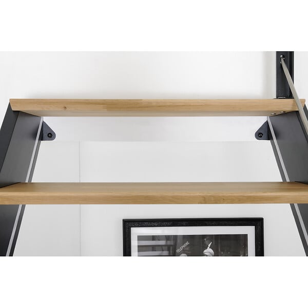 KORDO - Escalier quart-tournant droit gris anthracite, Spark KORDO - large