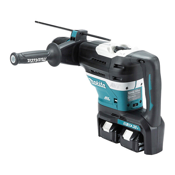 MAKITA - Perforateur SDS-Max LXT® MAKITA DHR400G2UN 36 V - 6 Ah - 40 mm - 8 Joules - large