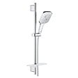 GROHE - Ensemble VITALIO SMARTACTIVE 130 CUBE GROHE 26584000 douchette 3 jets + barre 60 cm + flexible 175 cm - chrome - vignette