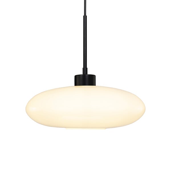 C-CREATION - Suspension verre Nepi Blanche E27 - large