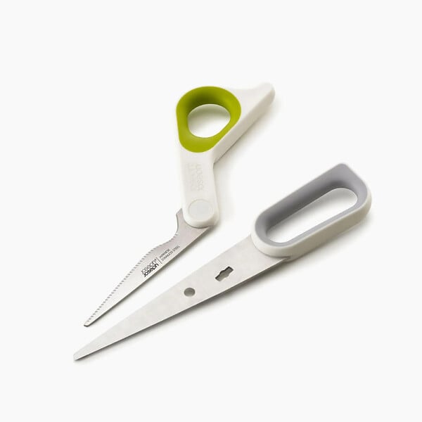 JOSEPH JOSEPH - Joseph Joseph PowerGrip™ Ciseaux de cuisine avec prise de pouce intégrée, vert (10302) - large