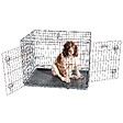 PAITSY - Cage pour chien FortressooL, caisse de transport pour chien moyen 90x60x67cm, pliable, 2 portes, plateau amovible, utilisation interieur, Paitsy - vignette