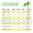 PAITSY - Cage pour chien FortressooL, caisse de transport pour chien moyen 90x60x67cm, pliable, 2 portes, plateau amovible, utilisation interieur, Paitsy - vignette
