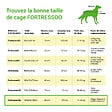 PAITSY - Cage pour chien Fortressoo3XL, caisse de transport pour grand chien 137x94x114cm, pliable, 2 portes, plateau amovible, utilisation interieur, Paitsy - vignette