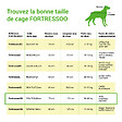PAITSY - Cage pour chien Fortressoo2XL, caisse de transport pour grand chien 122x75x84cm, pliable, 2 portes, plateau amovible, utilisation interieur, Paitsy - vignette