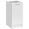 CUISINEANDCIE - Cuisineandcie - Meuble bas de cuisine Eco Blanc 1 porte L 40 cm - vignette