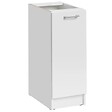 CUISINEANDCIE - Cuisineandcie - Meuble bas de cuisine Eco Blanc 1 porte L 30 cm - vignette
