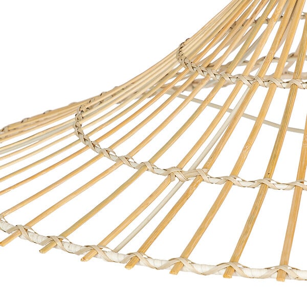 ATMOSPHERA - Luminaire Suspension réversible en Bambou D 56 cm - large