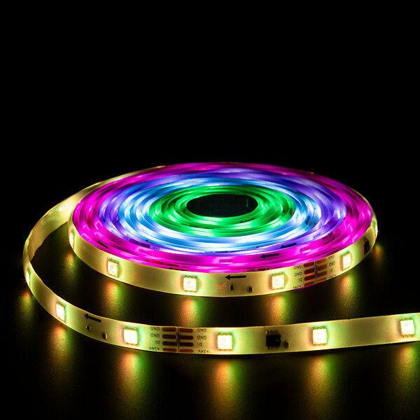 ATMOSPHERA - Ruban LED multicolore 150 LED sur 5M avec Télécommande et Bluetooth - large