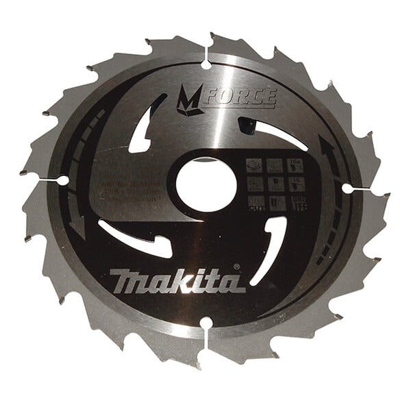 MAKITA - Lame de scie circulaire, MAKITA  B-32041  M-Force T.C.T, 190 x 30 mm, 24 dents, pour bois - large