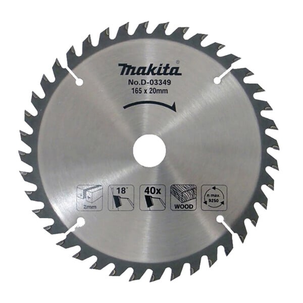 MAKITA - Lame carbure pour scie circulaire MAKITA B-12865 235x30mm, 60 dents, pour le bois - large