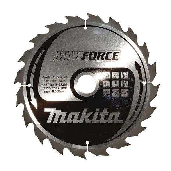 MAKITA - Lames carbure "MakForce", pour bois, pour scies circulaires MAKITA - large