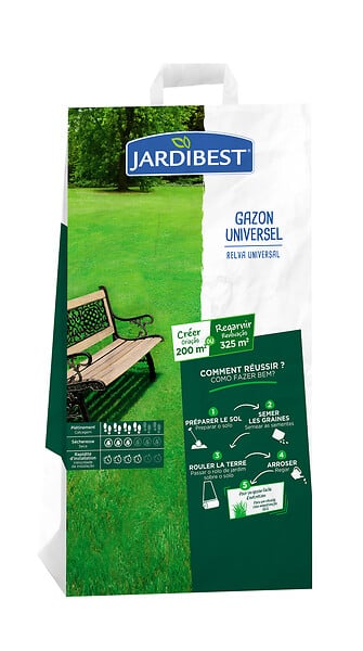 JARDIBEST - Gazon universel sac 5kg jardibest - large