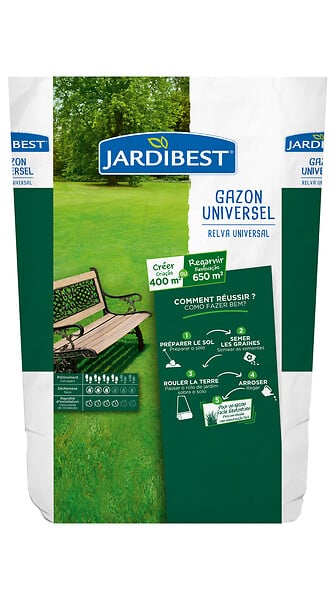 JARDIBEST - Gazon universel sac 10kg jardibest - large