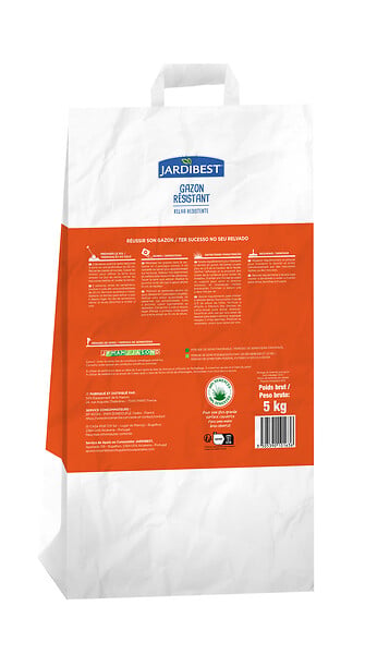 JARDIBEST - Gazon resistant sac 5kg jardibest - large
