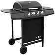 VIDAXL - vidaXL Barbecue gril à gaz avec 4 brûleurs Noir - vignette
