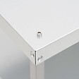 VIDAXL - vidaXL Table pour fumoir à four 40x28x44,5 cm acier galvanisé - vignette