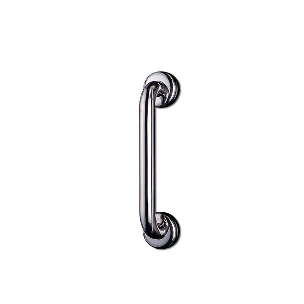 AKW - Barre d'appui droite en acier inoxydable - Longueur 450 mm - INOX POLI - large