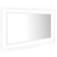VIDAXL - vidaXL Miroir à LED de salle de bain Blanc 90x8,5x37 cm Acrylique - vignette