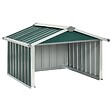 VIDAXL - vidaXL Abri tondeuse robot de jardin 92x97x63 cm Acier galvanisé Vert - vignette