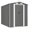 VIDAXL - vidaXL Abri de jardin Gris clair 192x274x223 cm Acier galvanisé - vignette