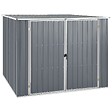 VIDAXL - vidaXL Abri de jardin Gris 195x198x159 cm Acier galvanisé - vignette