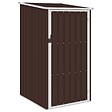 VIDAXL - vidaXL Abri de jardin Marrron 87x98x159 cm Acier galvanisé - vignette