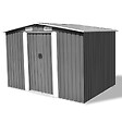 VIDAXL - vidaXL Abri de stockage pour jardin métal gris 257x205x178 cm - vignette