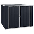 VIDAXL - vidaXL Abri de jardin Anthracite 195x198x159 cm Acier galvanisé - vignette