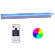 VIDAXL - vidaXL Déversoir pour cascade avec LED RVB Inox 90 cm - vignette