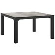 VIDAXL - vidaXL Table basse de jardin gris 55x55x31 cm DPC et acier - vignette