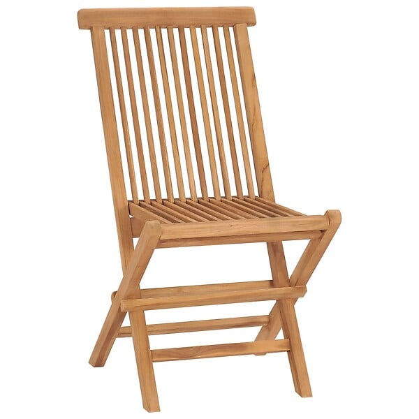 VIDAXL - vidaXL Chaises pliables de jardin lot de 8 Bois de teck solide - large